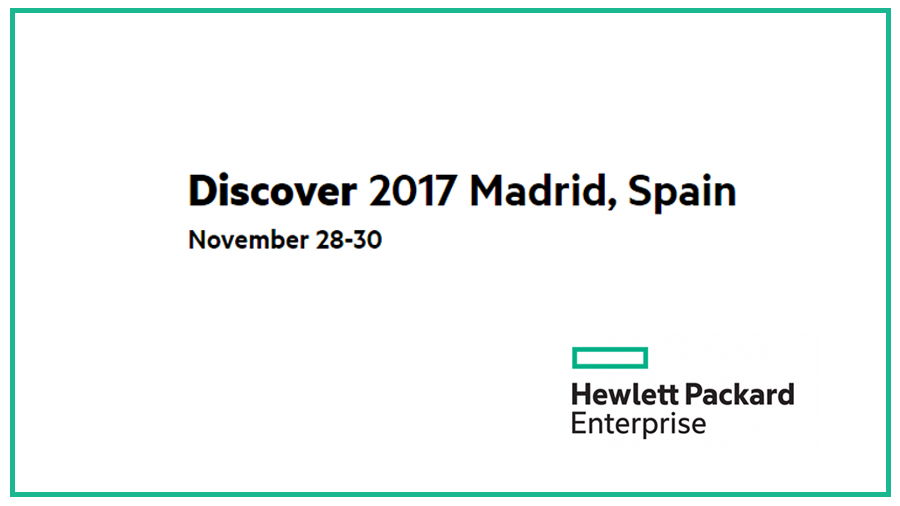 HPE Discover 2017 Madrid